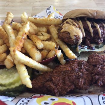 Dave's Hot Chicken - Dave's #3 1 Tender & 1 Slider w/ Fries - Chicken Shop Near Me - West Covina, California Dave's Hot Chicken - Dave's #3 1 Tender & 1 Slider w/ Fries - Chicken Shop Near Me - West Covina, California