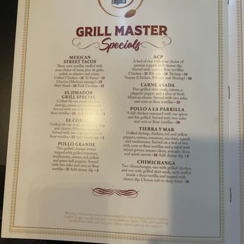 El Jimador Elegante - The grill masters menu. Chef's special - Mexican Near Me - Anderson, South Carolina El Jimador Elegante - The grill masters menu. Chef's special - Mexican Near Me - Anderson, South Carolina