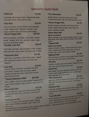 Menu photo 2 Hoshi Japanese Cuisine Harrison, AR Menu photo 2 Hoshi Japanese Cuisine Harrison, AR