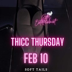 Soft Tails - Flyer for an upcoming event