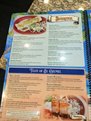 Menu photo 6 El Cozumel Mexican Grill Burton, MI