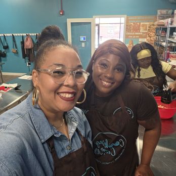 Cooking with Curves - The owner and I. Very kind, sweet and patient young lady. 10 years in the baking game she reported! - Bakeries Near Me - Calumet Park, Illinois Cooking with Curves - The owner and I. Very kind, sweet and patient young lady. 10 years in the baking game she reported! - Bakeries Near Me - Calumet Park, Illinois