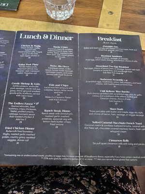 Menu photo 2 Dreamland Bar & Diner Seattle, WA