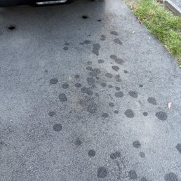 oil stains. oil stains.