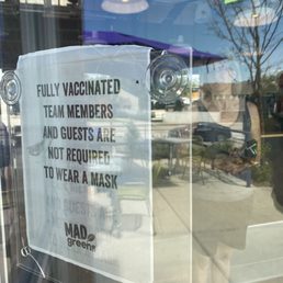 Not required to wear a mask Not required to wear a mask