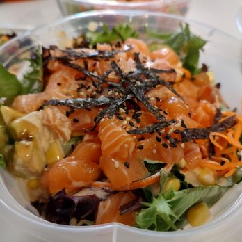 Poke Bento - Salmon Poke - Japanese Near Me - Montreal, Quebec Poke Bento - Salmon Poke - Japanese Near Me - Montreal, Quebec
