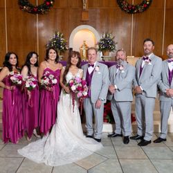 The Nature of Things - The whole Wedding party's flower arrangement by The Natural of Things Floral