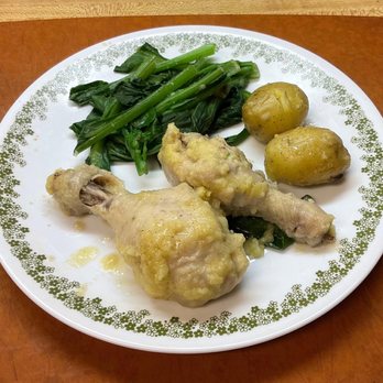 PriceSmart Foods - Dinner yesterday - steamed dinner - chicken drumsticks, small, whole, yellow potatoes & yue choy. - Grocery Near Me - Burnaby, British Columbia PriceSmart Foods - Dinner yesterday - steamed dinner - chicken drumsticks, small, whole, yellow potatoes & yue choy. - Grocery Near Me - Burnaby, British Columbia