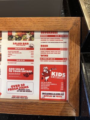 Menu photo 1 Sizzler Buena Park, CA
