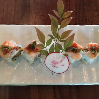 MF Sushi - Spicy smoke salmon.. 2 Salutes! - Sushi Bars Near Me - Houston, Texas MF Sushi - Spicy smoke salmon.. 2 Salutes! - Sushi Bars Near Me - Houston, Texas