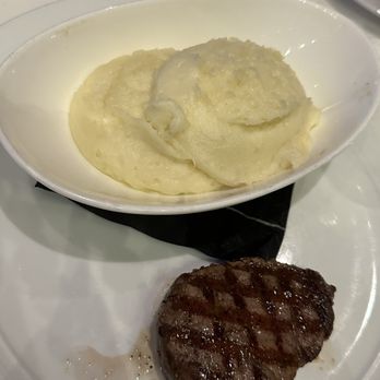 Eddie V's Prime Seafood - 4oz Filet and Mashed Potatoes - Seafood Near Me - Paramus, New Jersey