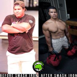 Smash Iron Fitness - Member Zo before and after