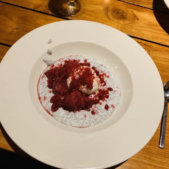 Mauka Makai - Chia pudding, coconut ice cream w/granita - Seafood Near Me - Lahaina, Hawaii Mauka Makai - Chia pudding, coconut ice cream w/granita - Seafood Near Me - Lahaina, Hawaii