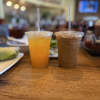 Pho Ivy - J9. Fresh Orange Juice and J1. Vietnamese Ice Coffee with Condensed Milk - Vietnamese Near Me - Elk Grove, California