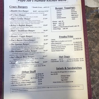 Papa Joe's Humble Kitchen - Menu as of 3/7/20 - American Near Me - Milford, New Hampshire Papa Joe's Humble Kitchen - Menu as of 3/7/20 - American Near Me - Milford, New Hampshire
