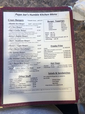 Menu photo 3 Papa Joe's Humble Kitchen Milford, NH Menu photo 3 Papa Joe's Humble Kitchen Milford, NH