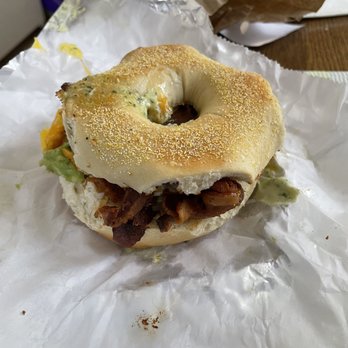 Harvest Market - Ruggles on a plain bagel instead of everything bagel - Farmers Market Near Me - Newport, Rhode Island Harvest Market - Ruggles on a plain bagel instead of everything bagel - Farmers Market Near Me - Newport, Rhode Island