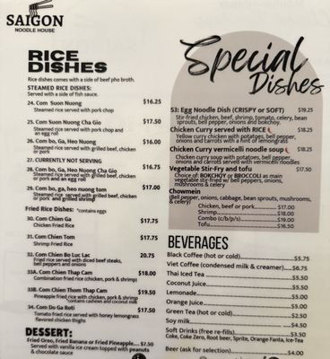 Menu photo 1 Saigon Noodle House Goleta, CA