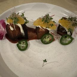 Pork Belly was good.