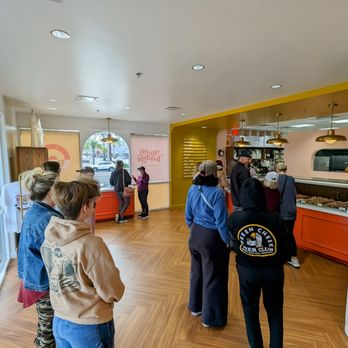 Moonbridge Doughnut Studio - Inside - they could use some tables and chairs, or even just cocktail tables. - Donuts Near Me - Long Beach, California