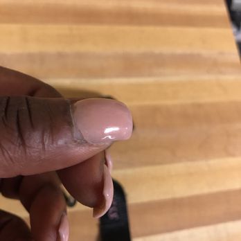 Crystal's Nails & Spa - Nails already lifting after being on for a week. - Nail Salons Near Me - Lakeside, California