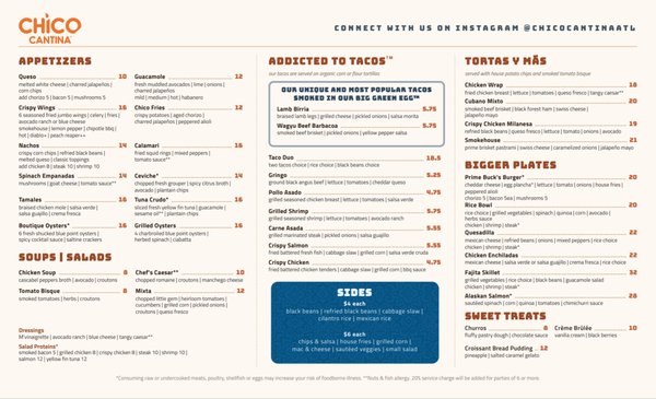 Menu photo 4 Chico Cantina Brookhaven, GA Menu photo 4 Chico Cantina Brookhaven, GA