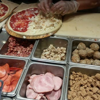 Blaze Pizza - Red vine and green stripe pizza coming right up - Pizza Near Me - College Park, Maryland