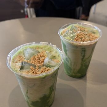 Brew Story - Banana matcha - Coffee & Tea Near Me - Huntington Beach, California