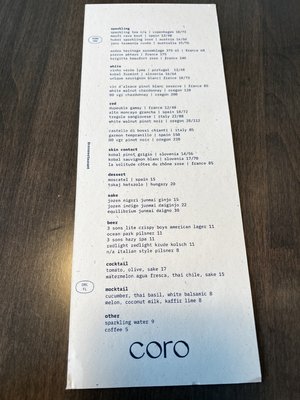 Menu photo 6 Coro Restaurant Orlando, FL Menu photo 6 Coro Restaurant Orlando, FL