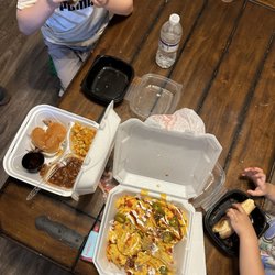 College Town BBQ - Brisket nachos