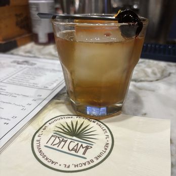 St Augustine Fish Camp - Fish Camp Old Fashioned - Seafood Near Me - St Augustine, Florida