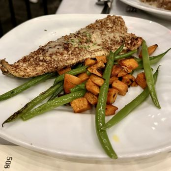 Bee’s Knees Southern Kitchen - Pecan crusted rainbow trout - Breakfast & Brunch Near Me - Newport Beach, California Bee’s Knees Southern Kitchen - Pecan crusted rainbow trout - Breakfast & Brunch Near Me - Newport Beach, California