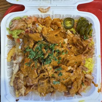 ShaQ - Butter Chicken with Fries and Rice - Falafel Near Me - Santa Clara, California