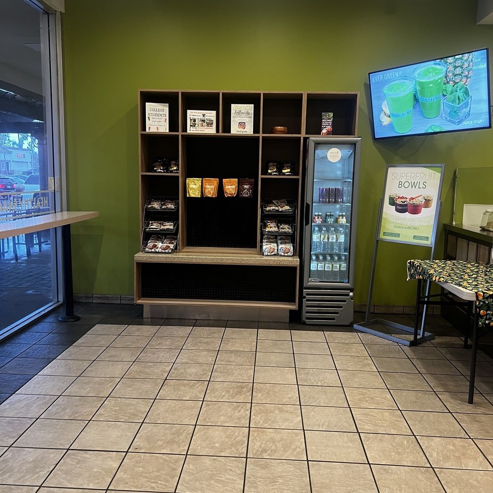 Inside store