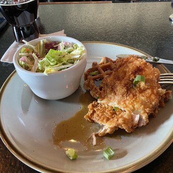 Brickyard Hollow Brewing - Chicken and Waffles with Cole Slaw - Brewpubs Near Me - Yarmouth, Maine Brickyard Hollow Brewing - Chicken and Waffles with Cole Slaw - Brewpubs Near Me - Yarmouth, Maine