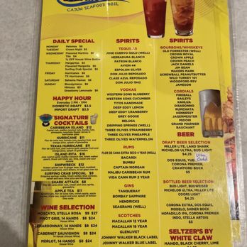 Surfing Crab - the menu of the restaurant - Seafood Near Me - Brownsville, Texas Surfing Crab - the menu of the restaurant - Seafood Near Me - Brownsville, Texas