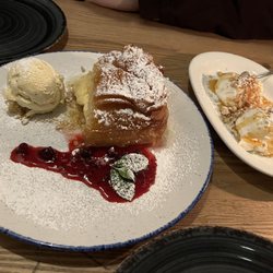 Melina Merkouri - Galaktoboureko and yogurt and honey dessert