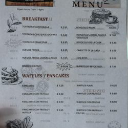 Espresso Coffee Roaster - Menu
