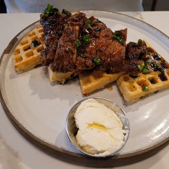Fork Hill Kitchen - Chicken and waffles, brunch menu - New American Near Me - Union City, New Jersey