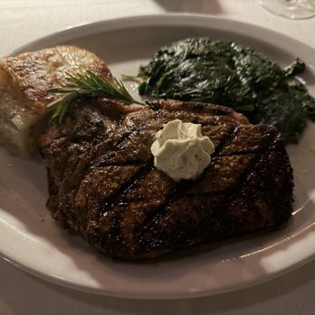 Harris' Restaurant - The Harris' dry aged bone-in New York steak cooked to perfection. - Steakhouses Near Me - San Francisco, California Harris' Restaurant - The Harris' dry aged bone-in New York steak cooked to perfection. - Steakhouses Near Me - San Francisco, California