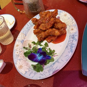 Yue Chinese - Sweet & Sour Pork with Osmanthus A beloved Chinese classic, sweet and tangy. - Asian Fusion Near Me - Miami Beach, Florida Yue Chinese - Sweet & Sour Pork with Osmanthus A beloved Chinese classic, sweet and tangy. - Asian Fusion Near Me - Miami Beach, Florida