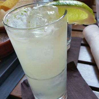 Meso Maya Comida y Copas - TOP SHELF MARGARITA ($12): freshly squeezed lime juice, simple syrup, cointreau, herradura reposado tequila, freshly grated lime zest, rocks - Mexican Near Me - Dallas, Texas