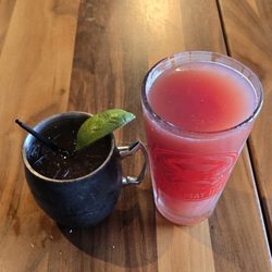 Arena's Pub - Strawberry mule and sour