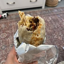 Carne asada burrito