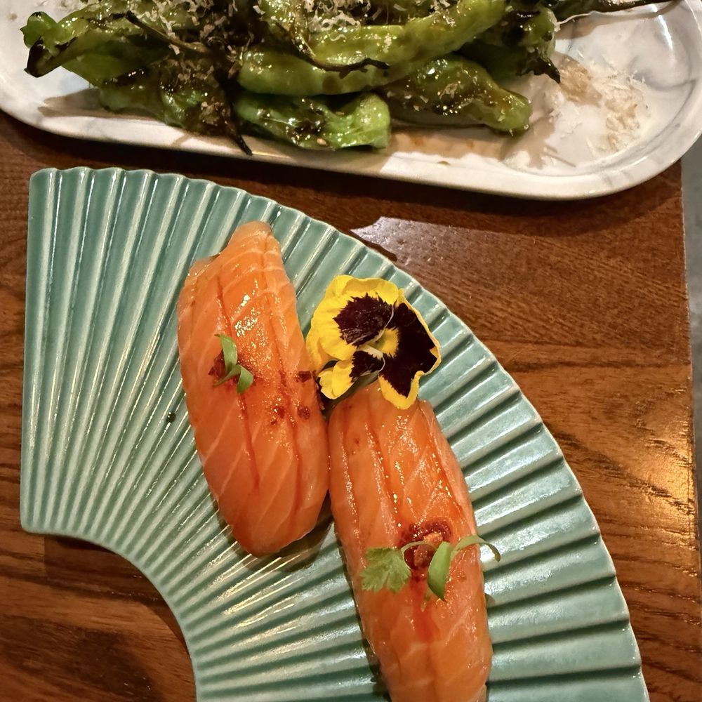 Fujiya - Salmon nigiri - Japanese Near Me - Elk Grove, California