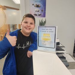 Union Smiles - My son after his apt!