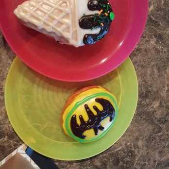 Earnest Donuts - The two kids donuts we got - Donuts Near Me - Lewisville, Texas