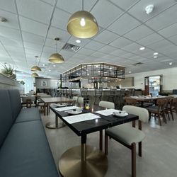 Agio Italian & Steak - Interior of the restaurant. Not what you'd expect for an Italian restaurant but it fits the theme of the overall rebranding of the hotel.