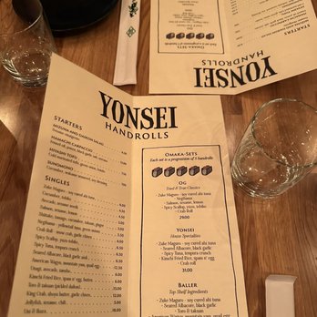 Yonsei Handrolls - Menu - Japanese Near Me - Oakland, California Yonsei Handrolls - Menu - Japanese Near Me - Oakland, California