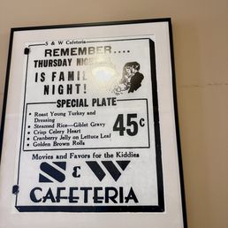 We missed the dinner special by 80-100 years.